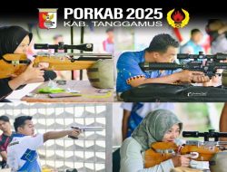 Ketua KONI Tanggamus Nuzul Irsan Tinjau Cabor Menembak PORKAB Tanggamus 2025