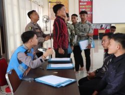Pendaftaran Bintara Brimob 2025 Dibuka, Polres Tanggamus Terima 55 Casis pada Hari Pertama Verifikasi