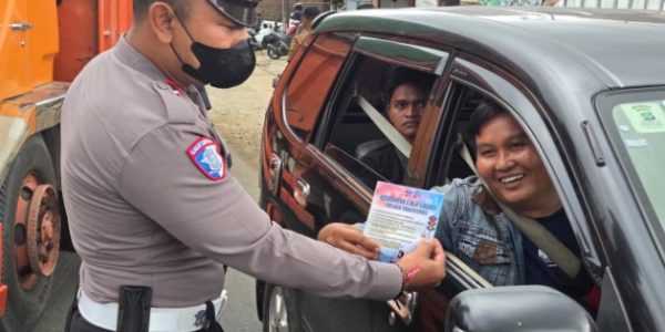 Sat Lantas Polres Tanggamus Gelar Penegakan Disiplin Lalu Lintas dalam Ops Zebra 2025 di Gisting