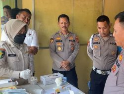 Sipropam Polres Tanggamus Test Urine Sejumlah Personil