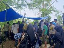 Polsek Sumberejo Kawal Pemakaman Novia Nurwana, Korban Kebakaran Gedung Terra Drone Jakarta
