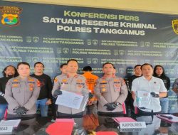 Diduga Korupsi Dana Desa, Polres Tanggamus Tahan Oknum Kakon Atar Lebar