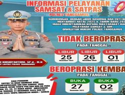 Polres Tanggamus Umumkan Jadwal Pelayanan Selama Libur Natal 2025 dan Tahun Baru 2026