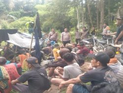 Polres Tanggamus dan TNI Imbau Warga Tak Lakukan Penambangan Emas Ilegal di Aliran Sungai