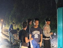 Gerak Cepat Polsek Kota Agung Identifikasi Kecelakaan Truk Batu Bata Terbalik dan Terbakar di Way Gelang