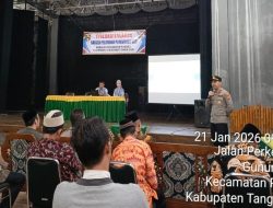 Kapolsek Pugung Hadiri Rapat Evaluasi Bulanan SPPG Babakan Tahun 2026