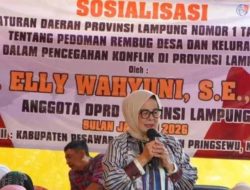 Anggota DPRD Lampung Sosialisasikan Perda Rembug Desa di Pringsewu