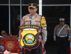 Polres Lahat Apel Gelar Pasukan dalam rangka Operasi Keselamatan Musi 2026