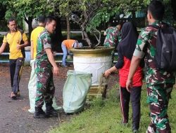 Jum’at Bersih  Momentum Penting  Memperkuat Sinergitas TNI, Polri, dan Pemerintah Daerah Kabupaten Lahat