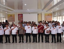 Diikuti 3 Polres, Bidkum Polda Lampung Gelar Sosialisasi Hukum di Mapolres Tanggamus