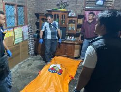 Polsek Talang Padang Bersama Inafis Polres Tanggamus Tangani Penemuan Jenazah Warga di Kalibening