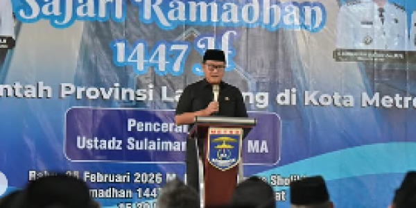 Ketua DPRD Lampung A. Giri Akbar : Nilai Ramadhan Tetap Menjalankan Amanah Pembangunan