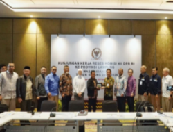 Pemprov Lampung Bersama Komisi XII DPR RI Bahas Pemanfaatan Energi di Provinsi Lampung