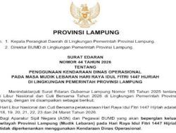 Gubernur Rahmat Mirzani Larang ASN Gunakan Kendaraan Dinas untuk Mudik Lebaran