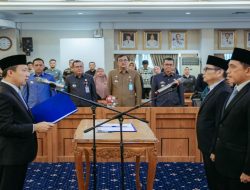 Budhi Darmawan Dilantik sebagai Kadis ESDM dan dan Febrizal Levi Jadi Kadis PSDA Provinsi Lampung