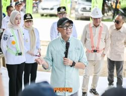 Bupati dan Wakil Bupati Pesawaran Dampingi Gubernur Tinjau Pelebaran Jalan Wisata Pesisir