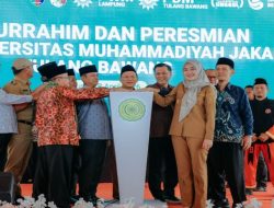 Wagub Jihan Nurlela Dampingi Mendikdasmen Abdul Mu’ti Resmikan Kampus Universitas Muhammadiyah Jakarta di Tulang Bawang,