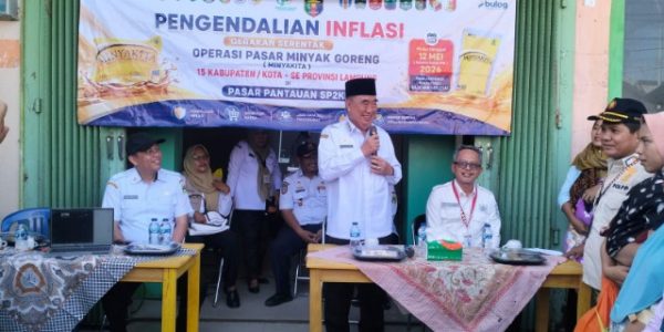 Operasi Pasar Minya Goreng Digelar Serentak di 15Kabupaten/Kota Lampung, Bupati Tanggamus: Kalau  Dibutuhkan Masyarakat, Kita Siap