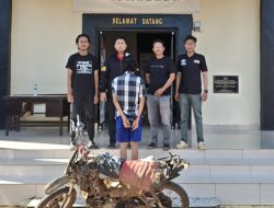 Polsek Pulau Panggung Ungkap Pencuri Sepeda Motor, Satu Tersangka Diringkus
