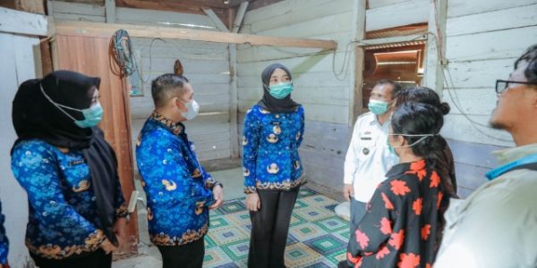 Rumah Penyintas TBC di Tulang Bawang, Wagub Jihan Nurlela Berharap Renovasi melalui Program Bantuan BSPS