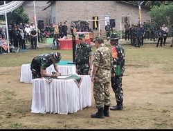 Pangdam XXI/Radin Inten Resmi Tutup TMMD ke-128 di Kalimiring, Bupati Tanggamus Ajak Warga Aktif Bangun Desa