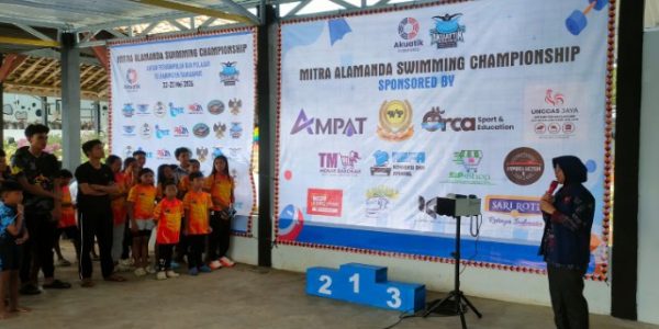 KONI Tanggamus Gaspol Pembinaan Atlet, Ratusan Perenang Muda Unjuk Gigi di Gisting