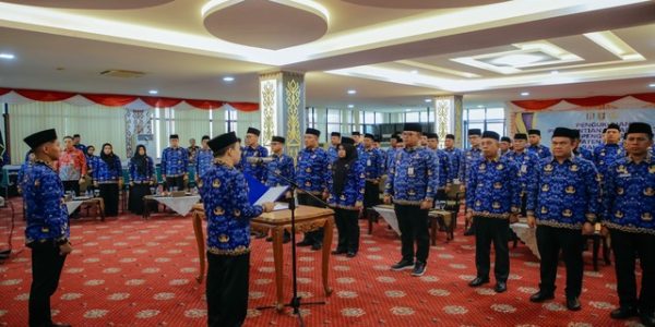 Ketua Dewan Pengurus Korpri Marindo Kurniawan Kukuhkan Dewan Pengurus Korpri PAW Kabupaten Way Kanan Masa Bakti 2023-2028, Tekankan Soliditas dan Peran Kemanusiaan