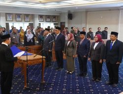 Enam Pejabat Pemprov Lampung Dilantik, Diharapkan Dapat Membangun  Birokrasi Adaptif dan Berdampak