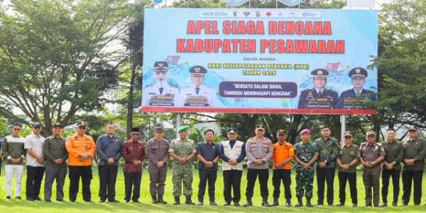 Gelar Apel Siaga Bencana, Pemkab Pesawaran Perkuat Kesiapsiagaan Hadapi Ancaman Bencana