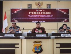 Puslitbang Polri Gelar Penelitian di Polres Tanggamus, Bahas Pemberantasan Korupsi dan Program MBG