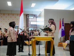 Ketua Kwartir Daerah (Kwarda) Gerakan Pramuka Lampung Jihan Nurlela Lantik Elfianah sebagai Ketua Mabicab Gerakan Pramuka Kabupaten Mesuji masa bakti 2025–2030