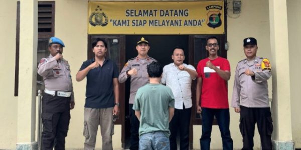 Polsek Pugung  Amankan Kakon Suka Agung Barat Atas Dugaan Penipuan dan Penggelapan