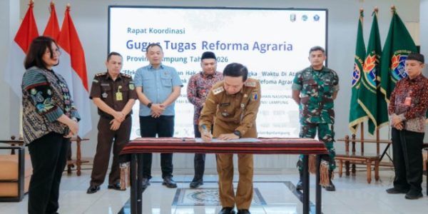 Kolaborasi Multisektoral Diperkuat, Lampung Wujudkan Reforma Agraria untuk Kesejahteraan Rakyat