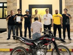 Polsek Kota Agung Tangkap Pelaku Curanmor di Pasar Madang