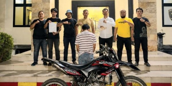 Polsek Kota Agung Tangkap Pelaku Curanmor di Pasar Madang