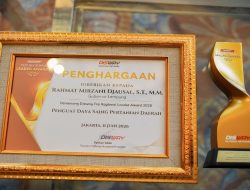 Lampung Torehkan Prestasi Nasional, Gubernur Mirza Raih Penghargaan Pemimpin Daerah Inspiratif Sektor Pertanian