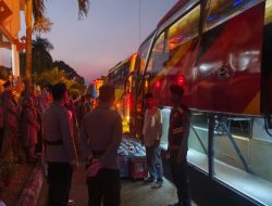 Polres Tanggamus Kerahkan 30 Personel Amankan Kemulangan Jamaah Haji Kloter 19