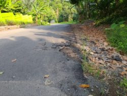 Pekerjaan UPTD I Dinas BMBK Provinsi Lampung Diduga Asal Jadi