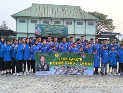 28 Atlet Karate Inkai Ranting Kodim Lahat Ikuti Kejurnas Piala Presiden