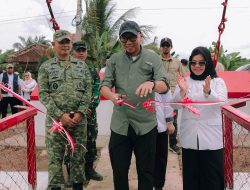 Gubernur Resmikan Jembatan Garuda di Kabupaten Mesuji, Realisasi Program Presiden Prabowo Subianto Hasil Karya Kolaborasi TNI dan Masyarakat