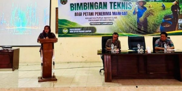 Kadis KPTPH Elvira Umi Hanni, Pupuk Hayati Cair Harapan Baru Petani Lampung Dalam Program Desaku Maju