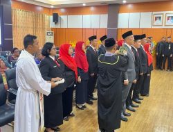 Bupati Tanggamus Lantik 13 Pejabat, Andi Dermawan Jabat Kadis Koperindag UKM