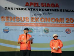 Apel Siaga Sensus Ekonomi 2026 di Provinsi Lampung, Dipimpin Kepala BPS RI Bersama Gubernur
