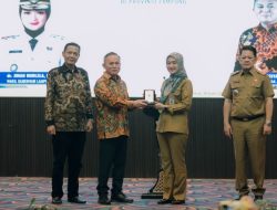 Wagub Jihan Nurlela Dampingi Wamen HAM Mugiyanto dalam Sosialisasi Penguatan Kapasitas HAM bagi ASN di Lingkungan Pemprov Lampung