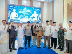 Wagub Jihan Nurlela Bersama Forkopimda, Tokoh Agama, dan Tokoh Masyarakat Hadiri Doa Bersama Lintas Agama dalam Rangka Hari Bhayangkara ke-80