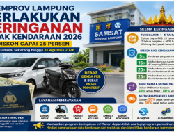 Pemprov Lampung Berlakukan Keringanan Pajak Kendaraan 2026, Hingga 25 Persen