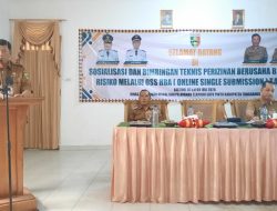 Hendra Wijaya Mega Buka Bimtek OSS-RBA, Pemkab Tanggamus Dorong Perizinan Cepat dan Investasi Meningkat