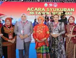 Batin Wulan Ikuti Puncak HUT Ke-46 Dekranas, Dekranasda Lampung Pamerkan Produk Unggulan