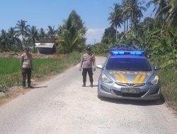 Respons Cepat Aduan Warga di Media Sosial, Polsek Pugung Patroli Antisipasi Dugaan Pungli di Perbatasan Binjaiwangi–Tanjung Kemala