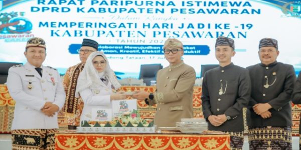 Gubernur Hadiri Rapat Paripurna Istimewa DPRD Kabupaten Pesawaran dalam rangka peringatan Hari Jadi ke-19 Kabupaten Pesawaran